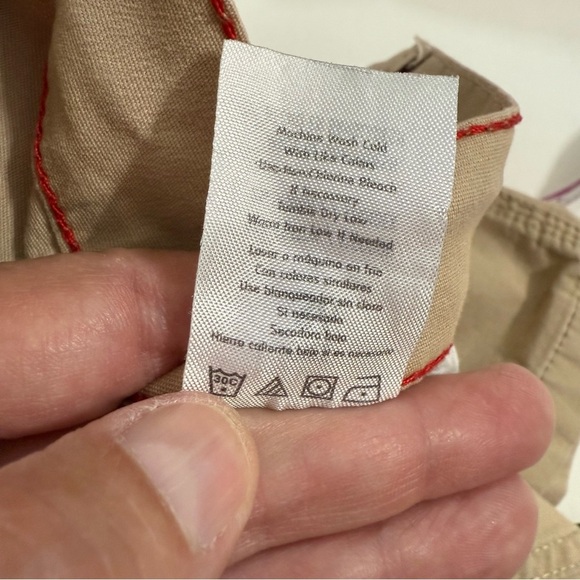 Eddie Bauer Tan Flat Front Shorts Classic Style - Picture 8 of 8